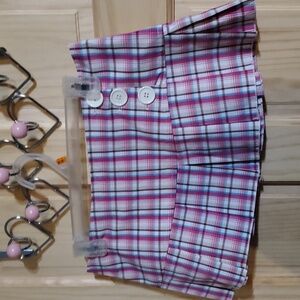 New without tags vintage plaid skirt with buttons